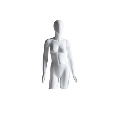 China Fiberglass Lingerie Half Body Female Mannequin For Shop Clothing Display for sale