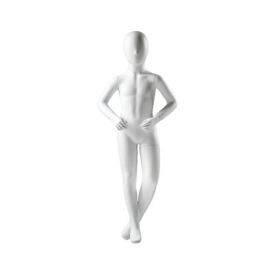 China Lovely Fiberglass Fashion Kids Mannequin 25CM Shoulder With Upright Posture for sale