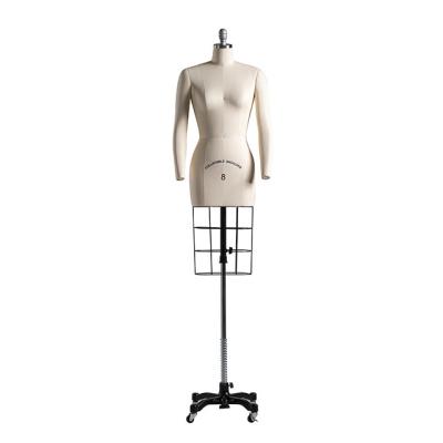 China Ladies Dress Makers Mannequin Adjustable Dressmaker Form Mannequin With Cage for sale