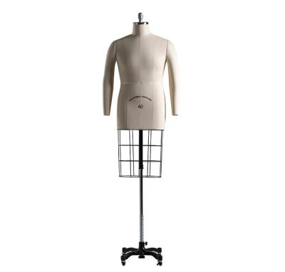 China Europe Size Man Adjustable Dressmakers Mannequin Stand Style With Cage for sale