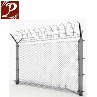 China Easily Assembled 6ft*8ft Temporary Galvanized Chain Link Fence Panel for sale