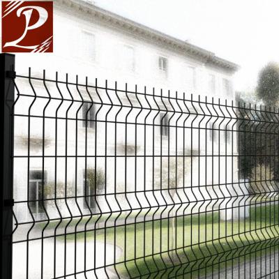 China Construction plastic coated welded wire mesh metal mesh fence panel/PVC coated welded wire mesh panel for sale