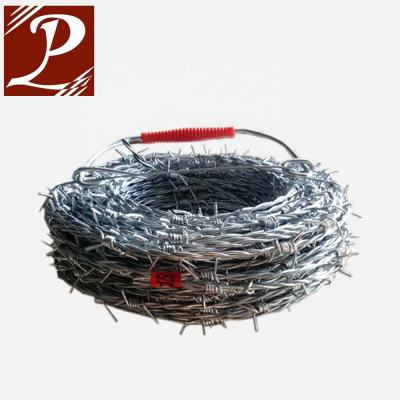 China Barbed Wire Regular Twisted Weight Per Meter Length for sale