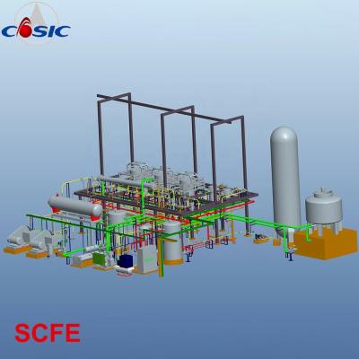 Cina macchina fluida ipercritica dell'estrazione di CO2 di 900kw 1500L×3 in vendita