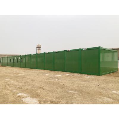 China Modern Fast building 20ft 40ft prefabricated container house for camp for sale