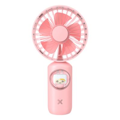 China Cute Mini Look Cute Fan Handheld Fan 4000mAh Battery Wireless Outdoor Fan for sale