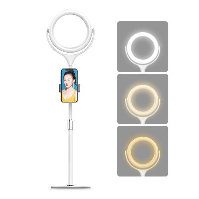 China Beauty 8 Inch LED Ring Light One Moving Three Position Outdoor Living Desk Lights Adjustable Lighting for sale