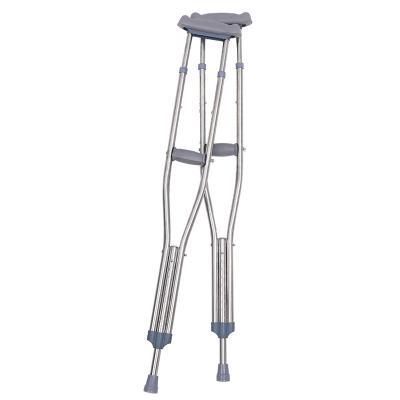 China Rehabilitation Centre Rehabilitation Therapy Supplies Adjustable Alloy Crutches Medical Portable Elbow Underarm crutches for sale