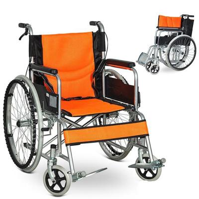 China Rehabilitation Center High Quality Steel Wheelchair Foldable Hospital Wheel Chair for sale