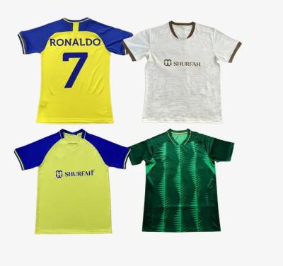 China Sets 2022/23 Quality Football Fan Jersey Player Wholesale Thai Version Ronaldo Ronaldo for sale