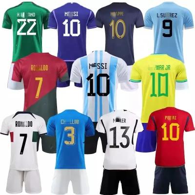 China 2022 National Team Soccer Jersey Mexico Football Shirt Sets Country Football Jersey for sale