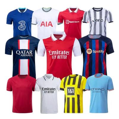 China Sets 2023 Customs New Jersey Quality Thai Jersey Mens Football Soccer Uniform Set Team Soccer Jersey Football Wear for sale