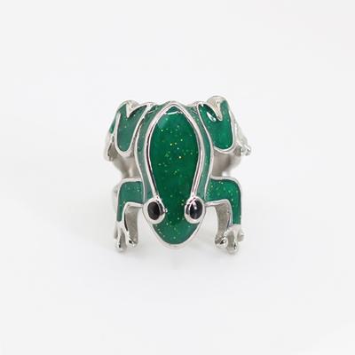 China CLASSIC Stainless Steel Rings For Women Cool Design Rings Man And Frog Animal Style for sale