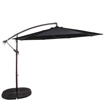 China Factory Wholesale 3m 8 ribs cantilever umbrella patio banana courtyard parasol garden for sale