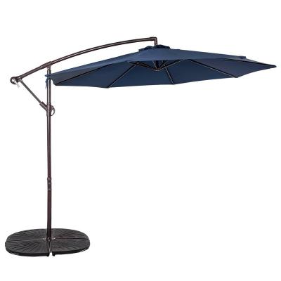 China 10 ft round shape 8 ribs hot selling outdoor umbrella offset patio cantilever parasols for sale