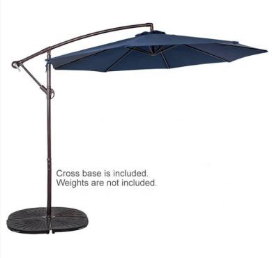 China Hot selling sun garden 3m  banana outdoor  overhanging   courtyard cantilever parasol patio umbrella for sale