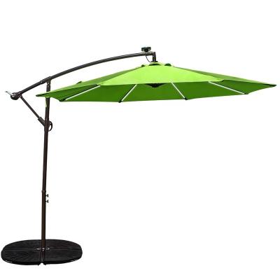 China Outdoor Furniture Umbrella Ombrellone 3m Led Cantilever Restaurant Sun Garden Parasol Umbrella for sale