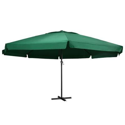 China Large Sunproof Wind Proof Dia 5m Market Umbrella Heavy Duty Outdoor Parasol Umbrellas Big Size Garden for sale