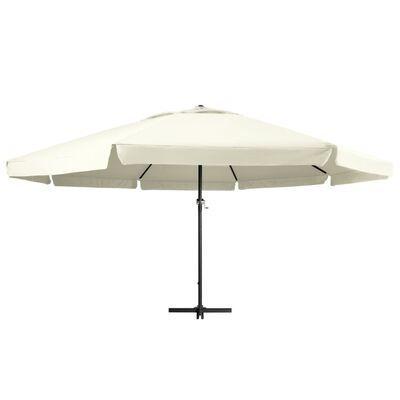 China Polyester Fabric Outdoor Umbrellas Dia 5 Big Size Garden White Extra Large Market Umbrella for sale