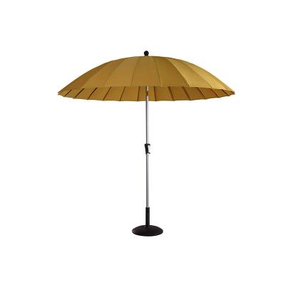 China Dia 2.7m Beach Garden Parasol Umbrella Outdoor Patio Sun Beach Balinese Parasol For Sale for sale