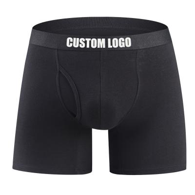 China New Arrival Logo Customized Good Quality Soft Comfort Mens Breathable Briefs And Boxers Long Leg Underwear for sale