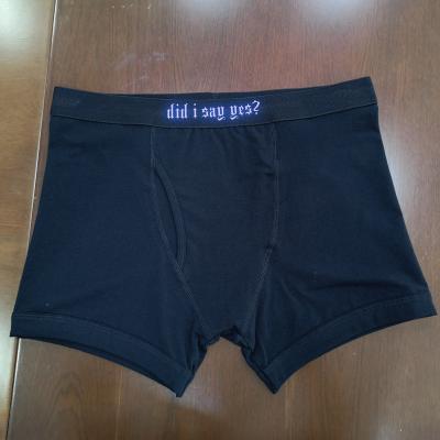 China Men's Briefs Unisex Sexy Men's Boxers Breathable Customized Custom Logo Glow In Dark Logo Young Boys Shorts for sale