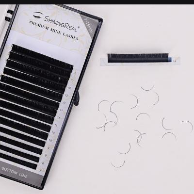 China 16rows 7~15mm Length Mink Eyelashes Natural Mixed Premium Natural Synthetic Individual Eyelash False Eyelashes for sale