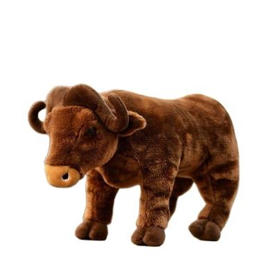 China 2021 Custom Standing Soft Plush Toy OEM Yaks Plush Animals Toys On Sale for sale