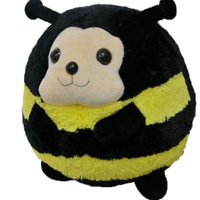 China 2019 Custom Plush Kids Toys Yellow Bumble Bee Toy Soft Stuffed Bee Fashion Soft Cute Stuffed Toy for sale