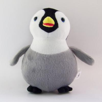 China OEM Lovely Home Stuffed Sea Animal , Super Soft Stuffed Plush Penguin Head Chain Toy for sale