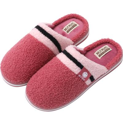 China Fashion trend autumn and winter cotton slippers indoor and outdoor plush slippers for men and women for sale