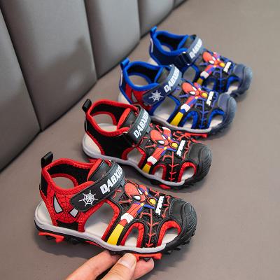 China ARCH BACK Plus Size Kids Cartoon PU Sandals Kids Fashion Cute Kids Sandals for sale