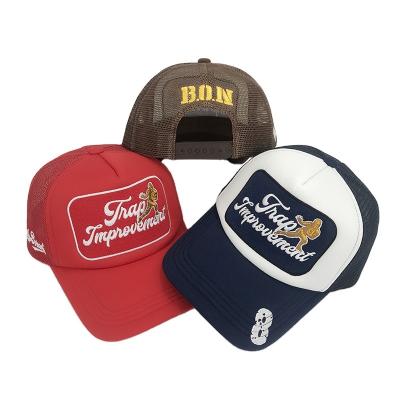 China Wholesale JOINT Mesh Sports Caps Classic Design Polyester Gorras Custom Your Own Embroidery Logo Streetwear Trucker Hat for sale