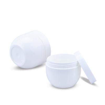 China High Quality Personal Packaging Empty Cream Jar Skin Care White Cosmetic Jar 100ml for sale