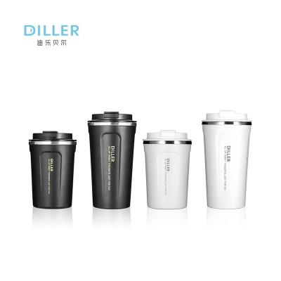 China Food Viable High Quality Silicone Minimalist Reusable Steel Coffee Mug Mlh8768- 350/450 for sale