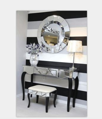 China Contemporary hot sale wall mirror and mirror console table with stool for living room bed room furniture for sale