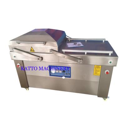 China DZ600 Food Double Chamber Rice Meat Beef Vegetable Fruit Food Vacuum Packing Machine Vacuum Packer for sale