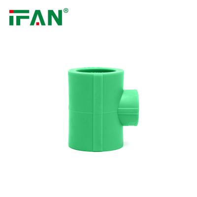 China Korea Hyosung Raw Material Ifan Advanced Germany Technology Quick Connect Water Fittings Reduce Tee Fittings PPR Fittings for sale