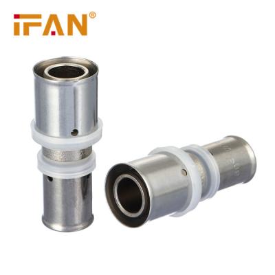 China IFAN Wholesale 16mm Brass+Stainless--32mm special pex pipe fittings brass sealing ring pex pipe fittings for sale