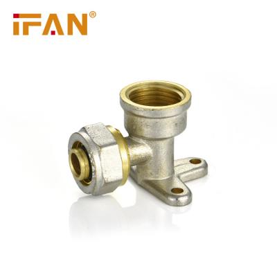 China Pex Ifan Pipe System Healthy Brass Female Elbow And High Quality Non-Toxic Pex Al Pex Pipe Fittings Seated Pex Fittings for sale