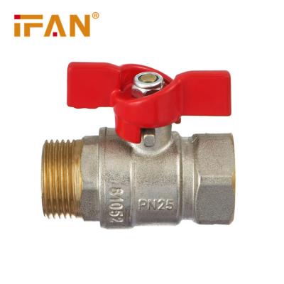 China General Ifan Piping System Butterfly Valve Handle Butterfly Valve Wholesale High Intensity Brass Ball Valves for sale