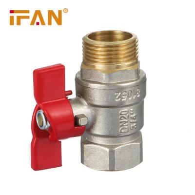 China General Ifan Sanitary China Factory Plumbing Intensity Butterfly Valve Ball Valves Brass Stainless Butterfly Valve for sale