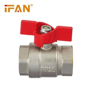 China General Ifan High-temperature and pressure resistance ball valve brass ball valves water female brass ball valve for sale