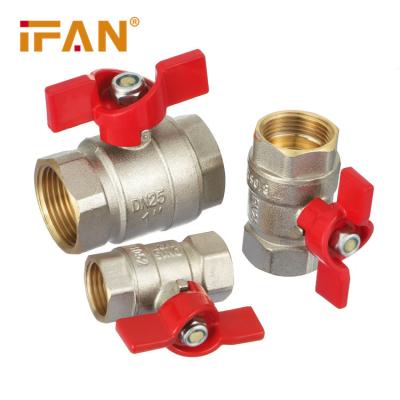 China General Ifan Factory Wholesale Butterfly Valve Handle Butterfly Valve High Intensity Brass Ball Valves for sale