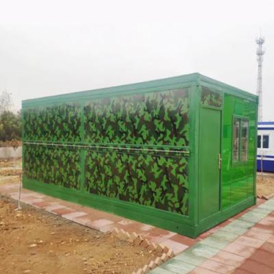 China Modern Camouflage Colors Good Price Portable Foldable Container House Easy Transportation Easy Assembly Foldable Container Home for sale