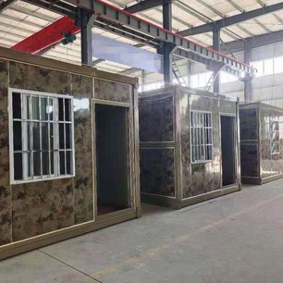 China Modern Modern Durable Quality Camouflage Assemble Prefab Mobile Stackable Portable Living Modular Apartments Container House for sale