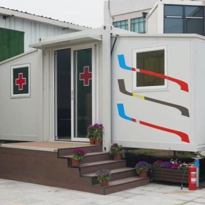 China Minimalist Foldable prefab container portacabin Container House/shop/Home/Office/hospital for sale