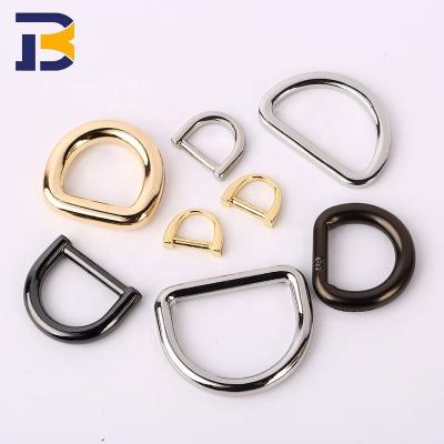 China Wholesale Eco-friendly Heavy Duty D-ring Accessories Zinc Alloy Hardware Buckle D-rings For Handbags for sale