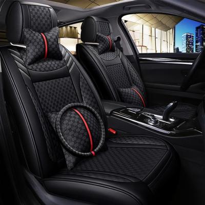 China Luxury Environmental Friendly Design Seat Covers For Universal Car Four Seasons Set Leather Car Seat Covers for sale