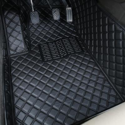 China Customized Universal All Weather Business Set 5d Car Full Leather Mats for sale